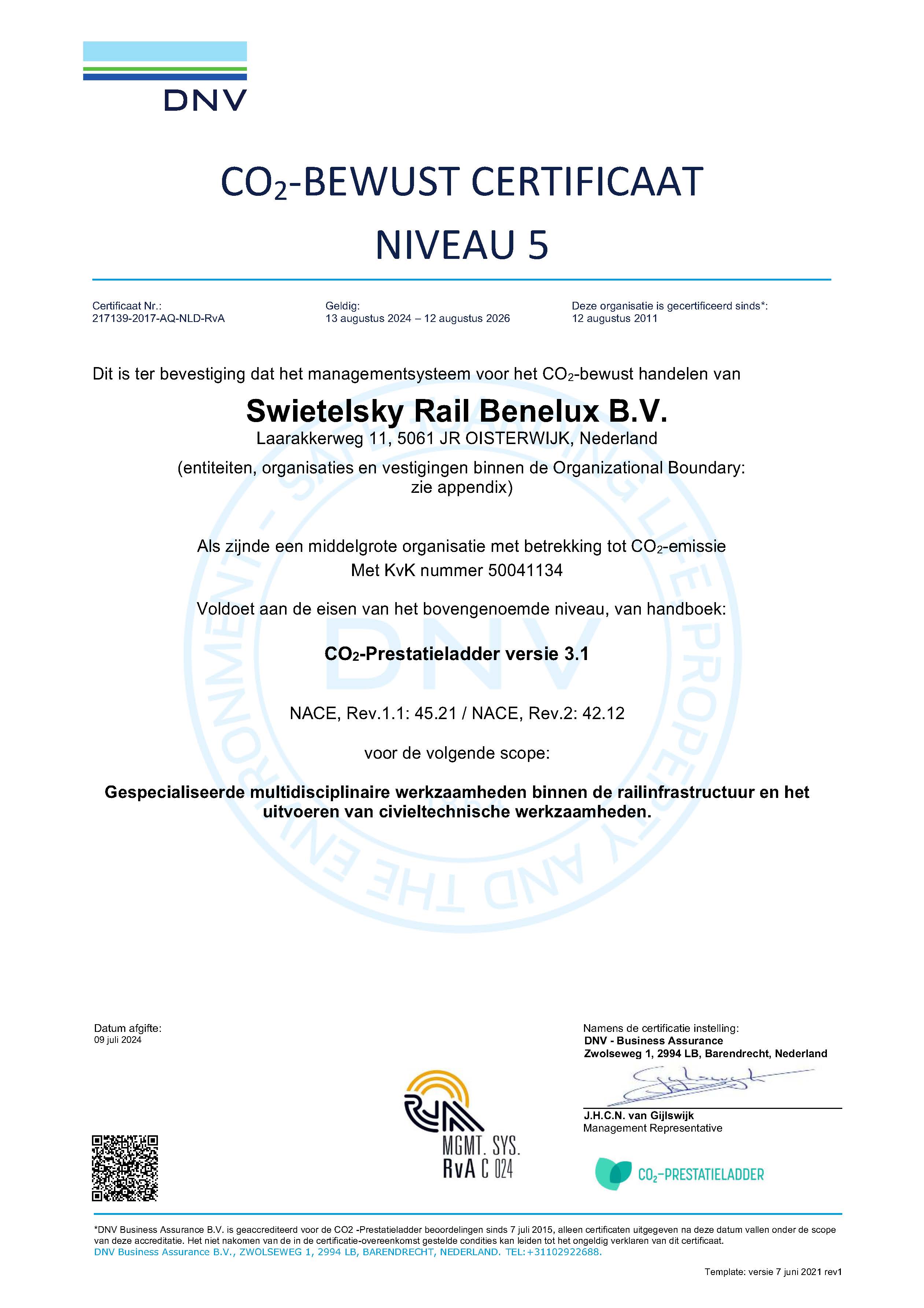 CO2 Prestatieladder Trede 5 Pagina 1