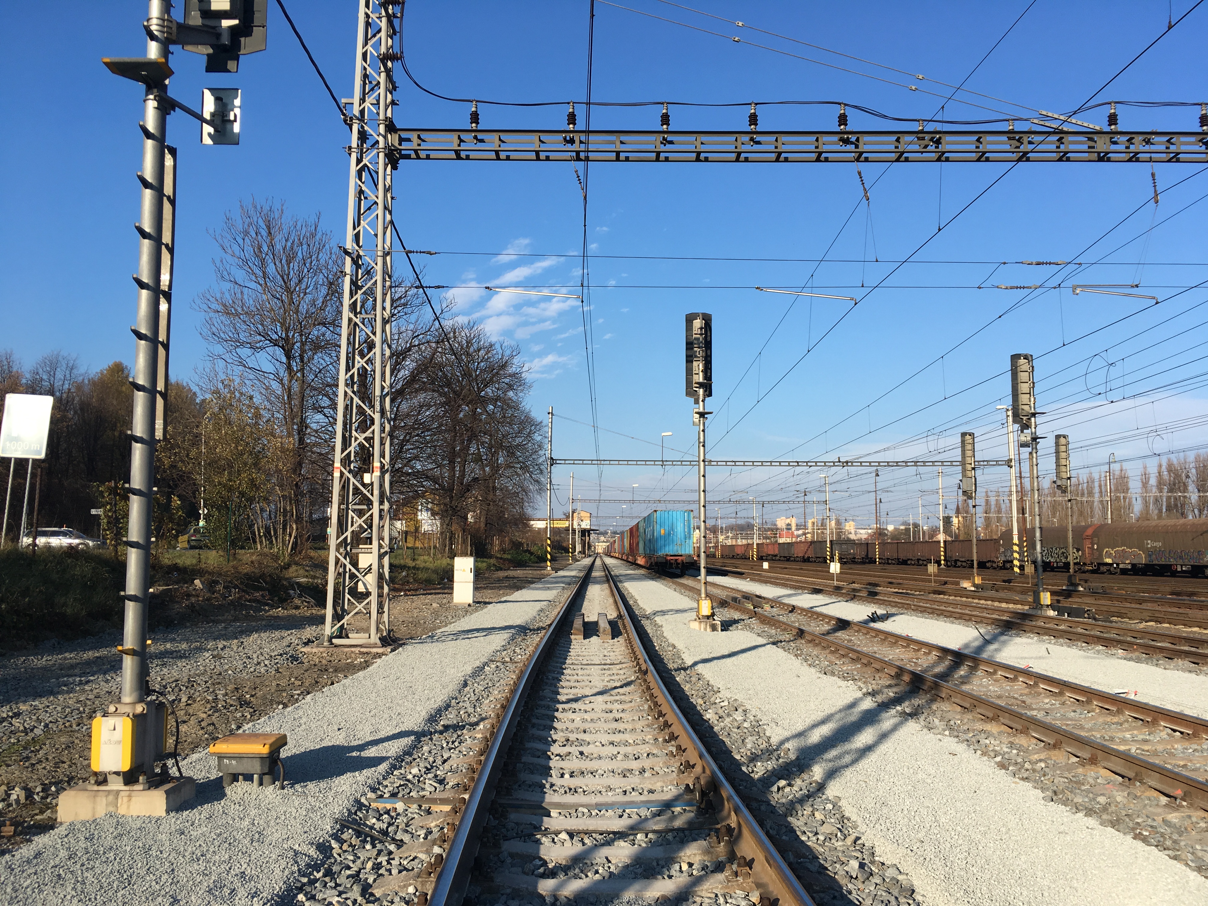 Oprava kolejí v ŽST Český Těšín  - Spoorwegbouw