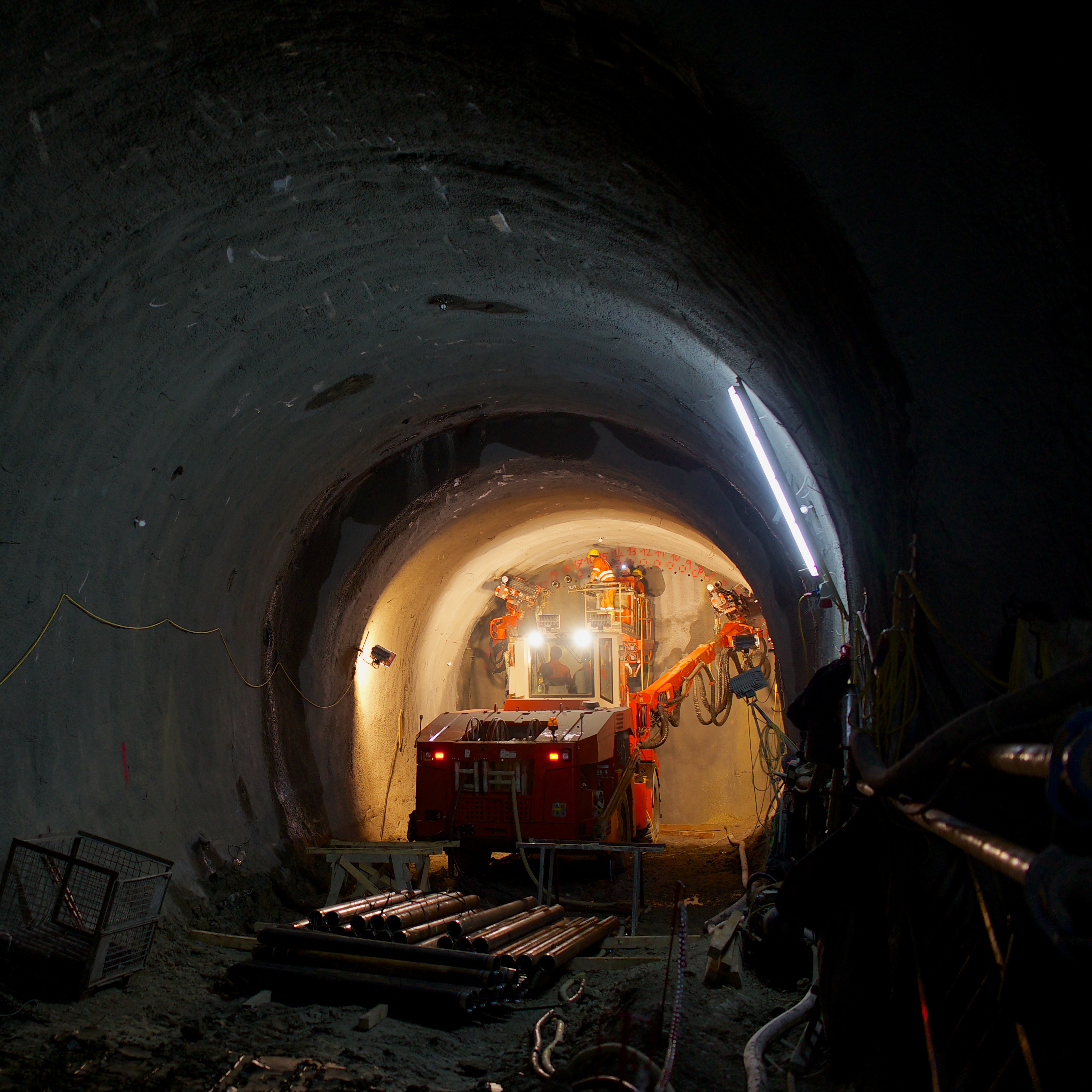 U-Bahn Wien - Baulos U1-8 Alaudagasse - Tunnelbouw