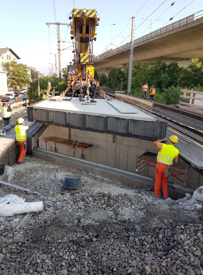 Durchlass Wien Nußdorf - Wegen- en bruggenbouw