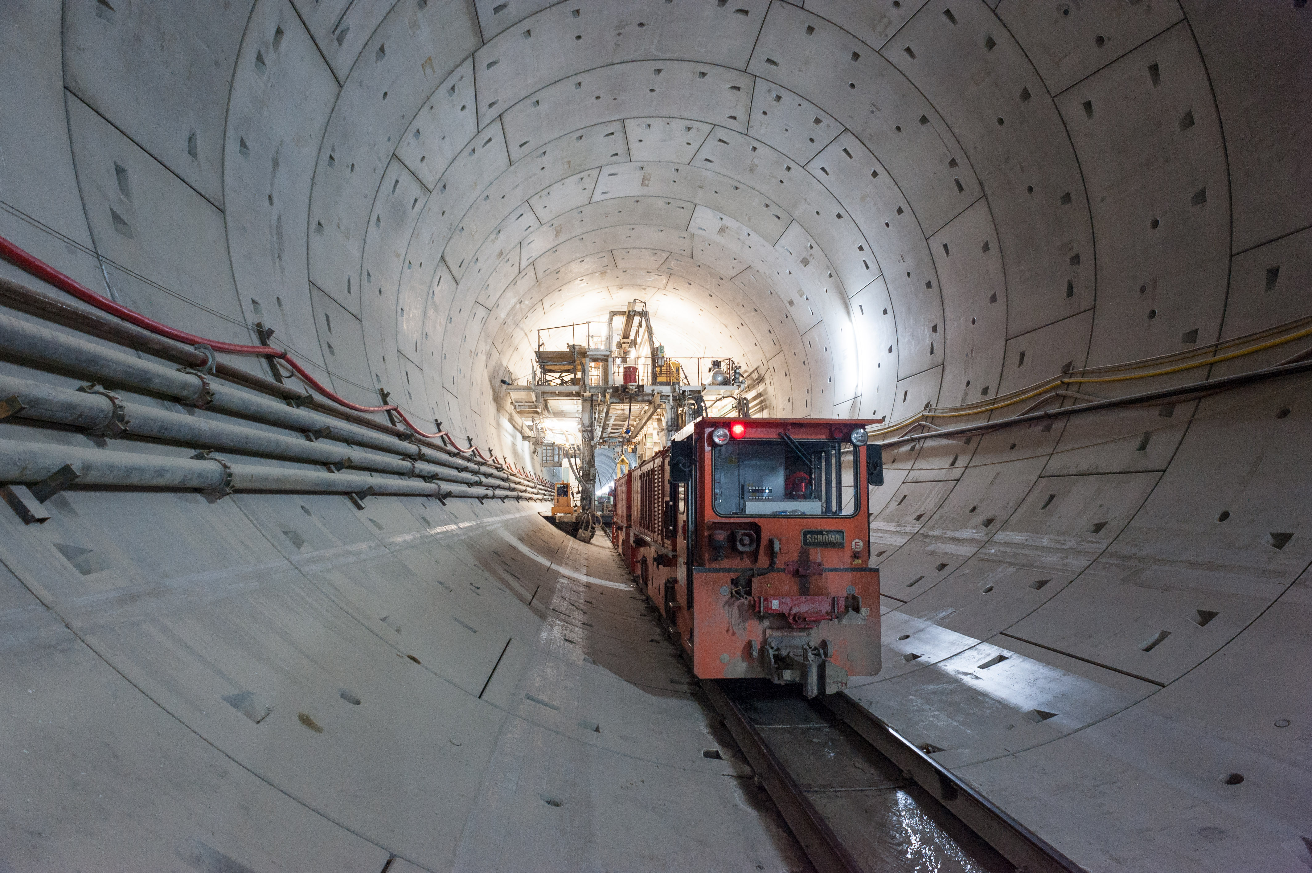 Tunnel Albaufstieg - Tunnelbouw