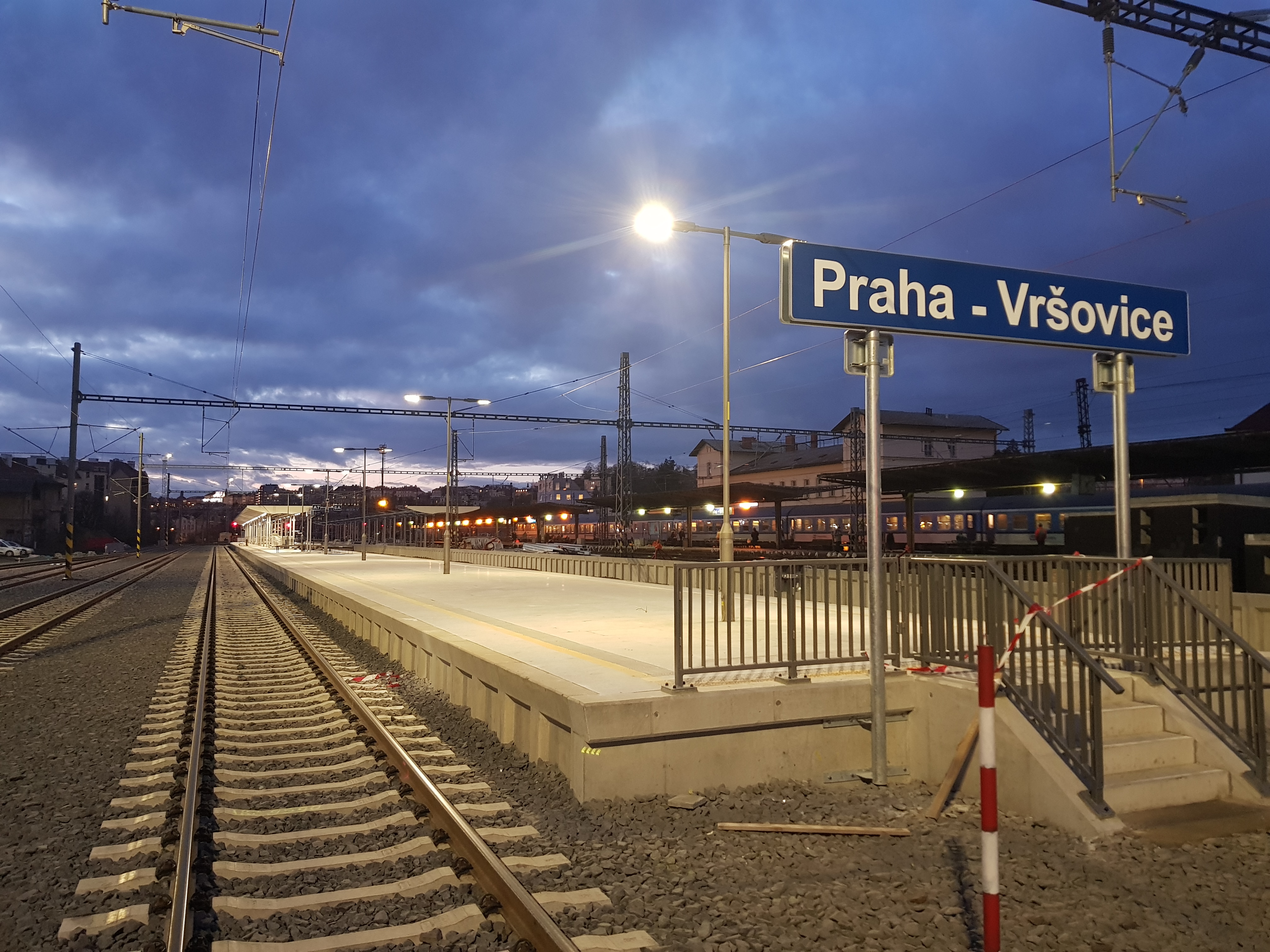 Optimalizace traťového úseku Praha Hostivař – Praha Hl. nádraží, II. část  - Spoorwegbouw