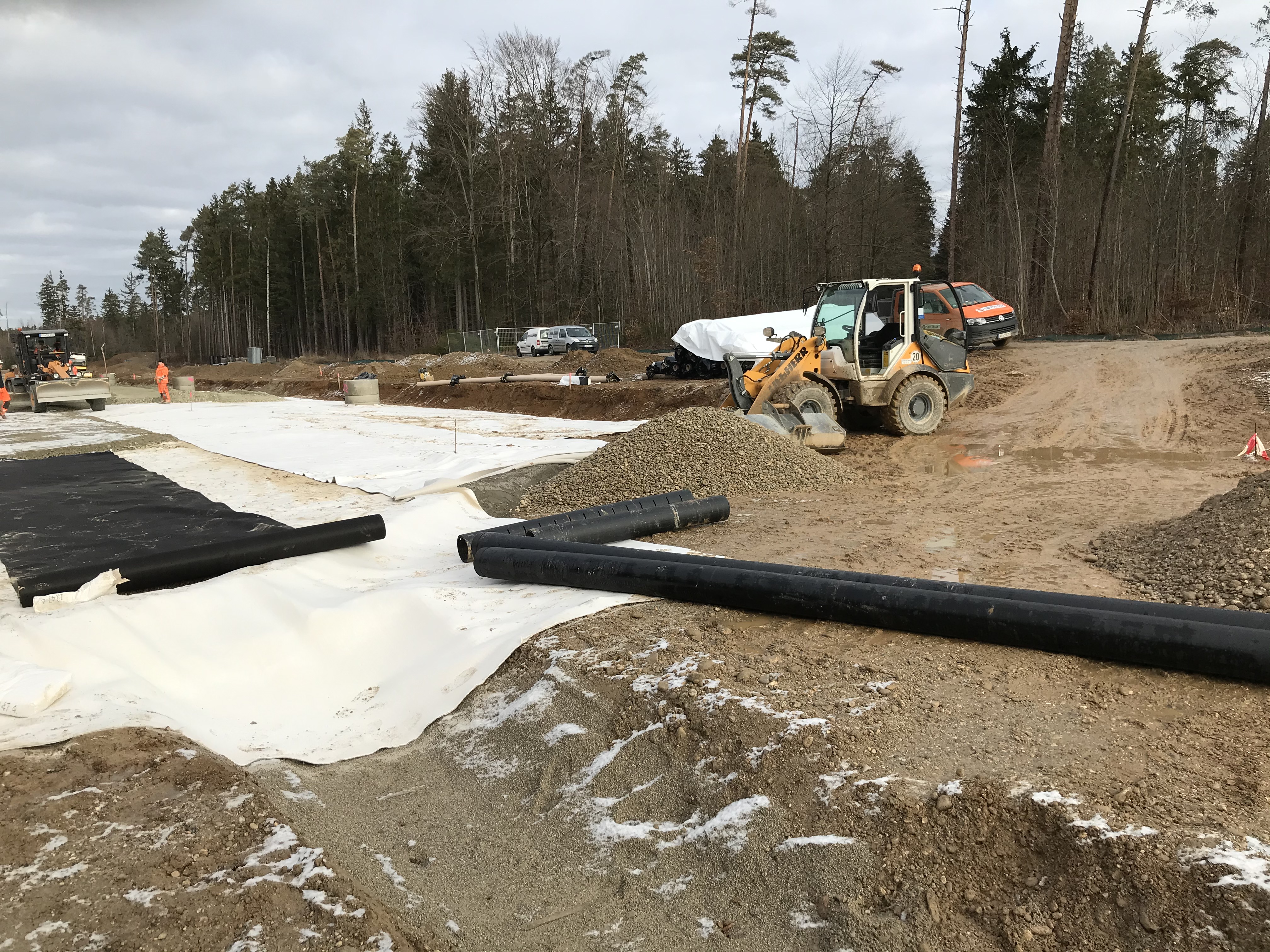 Erweiterung Zentraltorparkplatz - InfraServ Gendorf - Civiele bouwkunde